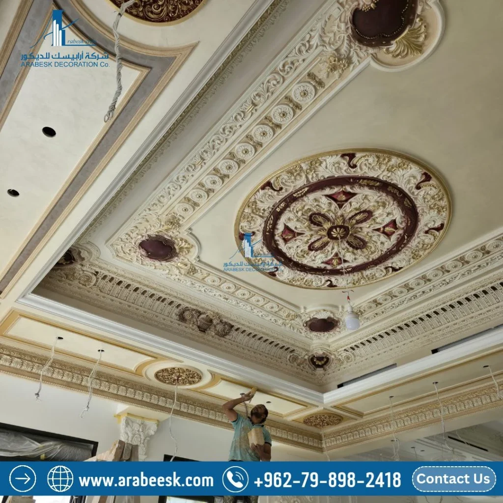 أفضل شركة متخصصة في تنفيذ أعمال الجبس العربي الكلاسيكي بأعلى جودة وتصاميم مبتكرة 1 شركة ارابيسك للديكور والتصميم الداخلي تصميم وتنفيذ اعمال الديكور في عمان الاردن وضواحيها photo 5920021065420098357 y شركة ارابيسك